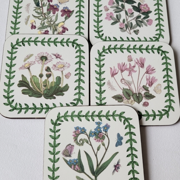 VTG 1997 Portmeirion Coasters Botanical Susan Williams Ellis Design New Zealand - Picture 1 of 5